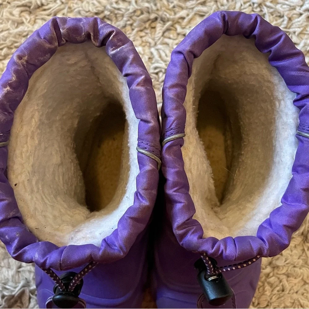 Nova Mountain Purple Winter Snow Boots, Size 30 (12.5)